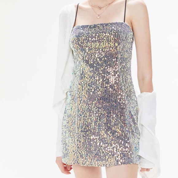 Urban Outfitters UO Kyle Sequin Mini Dress - Picture 5 of 13